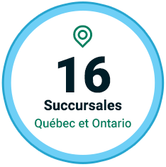 10 succursales au Québec